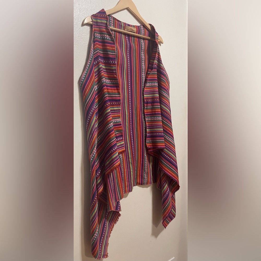 Grace&Emma Multicolor Poncho - image 3